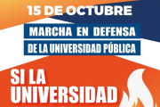 La comunidad universitaria marchará en defensa de la Universidad Pública