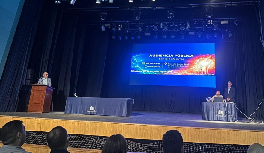 Realizaron audiencia pública por la actualización tarifaria de energía