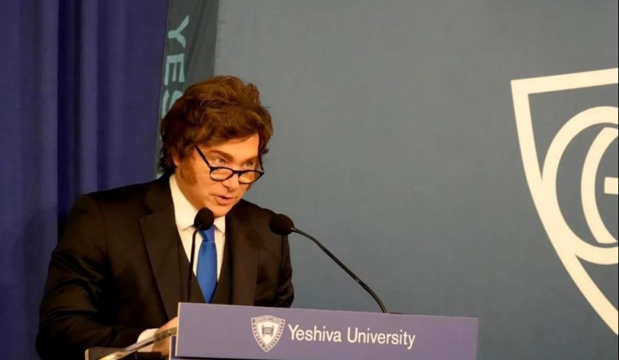 "Somos enemigos de Irán", dijo Milei en Nueva York