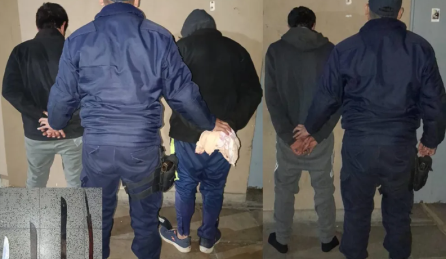 🚨 VIOLENTO ATAQUE EN EL LOTEO SUSSEX: TRES DETENIDOS TRAS AGREDIR A UNA FAMILIA CON MACHETES Y UNA CUCHILLA